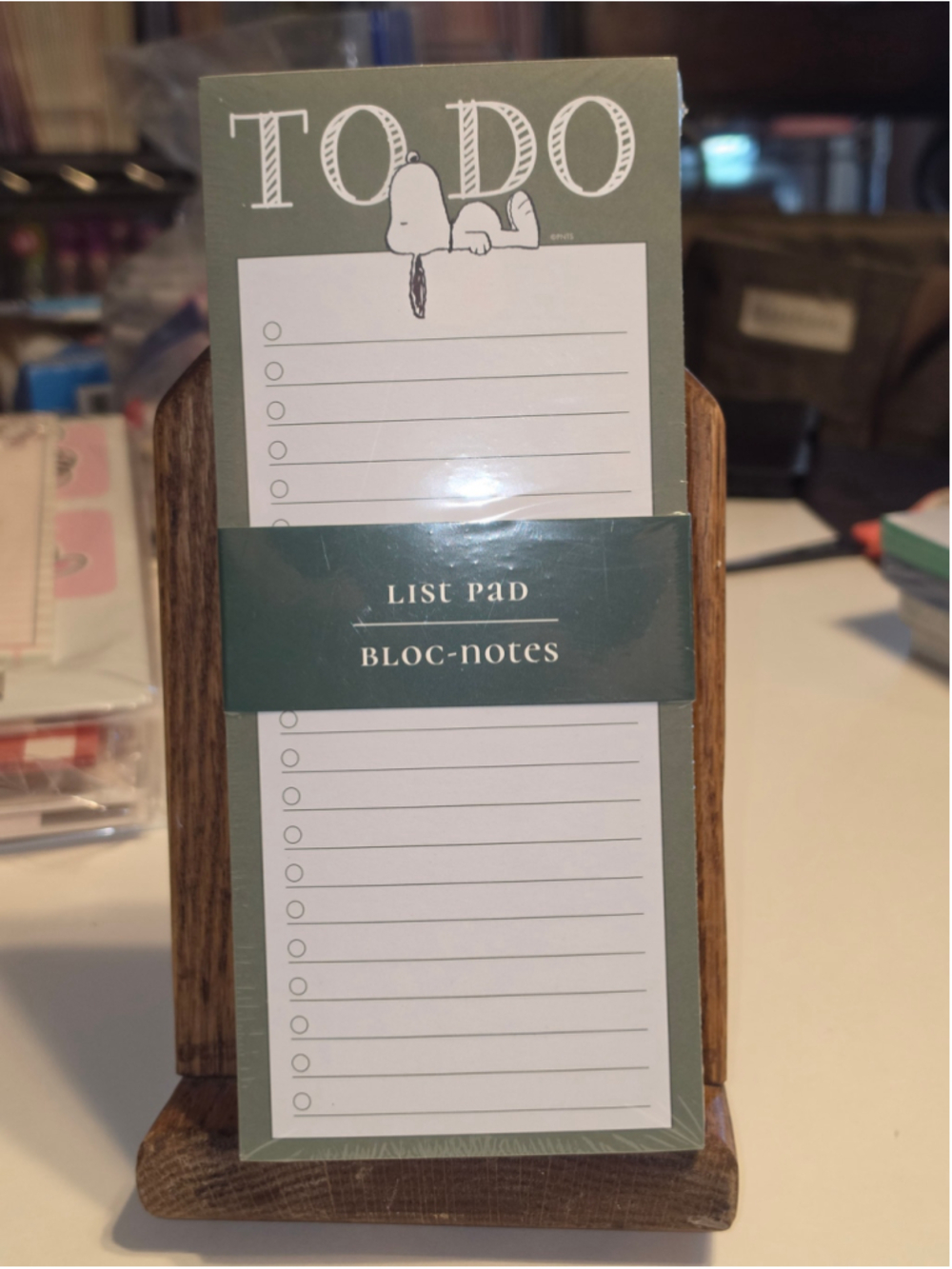 NB-2473 Graphique Peanuts Snoopy To Do List Pad 100 sheets